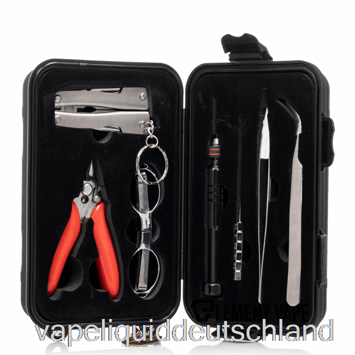 Thunderhead Creations Tauren Tool Kit Pro, Schwarzes Gehäuse, Vape Liquid